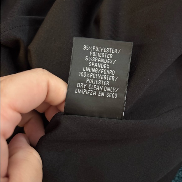 S.L. Fashions Colorblock Dress Size 18 Pink Coral Black Batwing Cocktail Dress - Picture 7 of 7